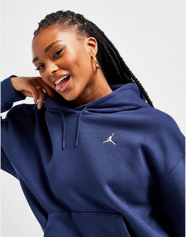 Bluza damska NIKE Z KAPTUREM ESSENTIAL OVERHEAD HOODIE DQ4458-410 Granatowy