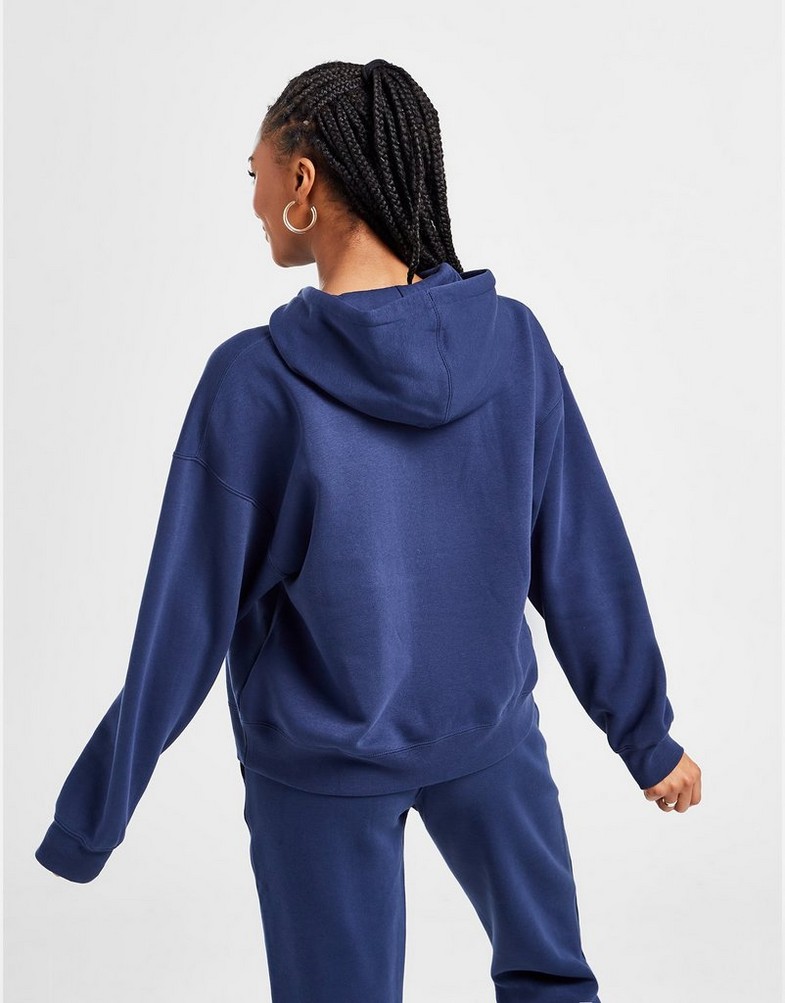 Bluza damska NIKE Z KAPTUREM ESSENTIAL OVERHEAD HOODIE DQ4458-410 Granatowy