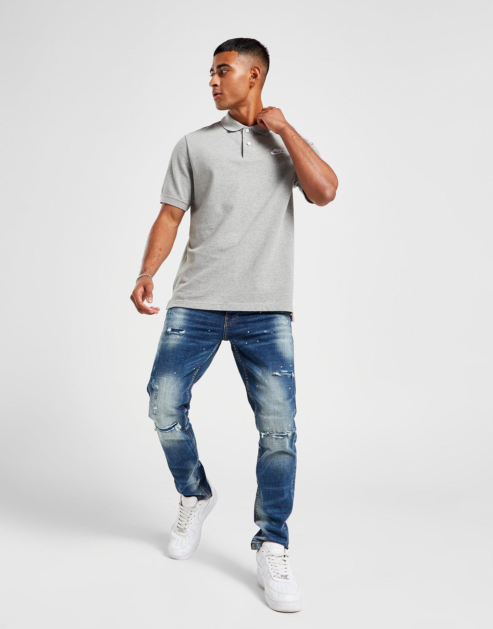 Pánské kalhoty SUPPLY & DEMAND KALHOTY  DENIM JEANS SUPTM16593 Tmavě modrá