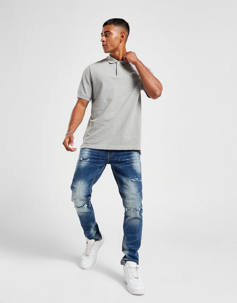 SUPPLY & DEMAND SPODNIE DENIM JEANS SUPTM16593 Granatowy