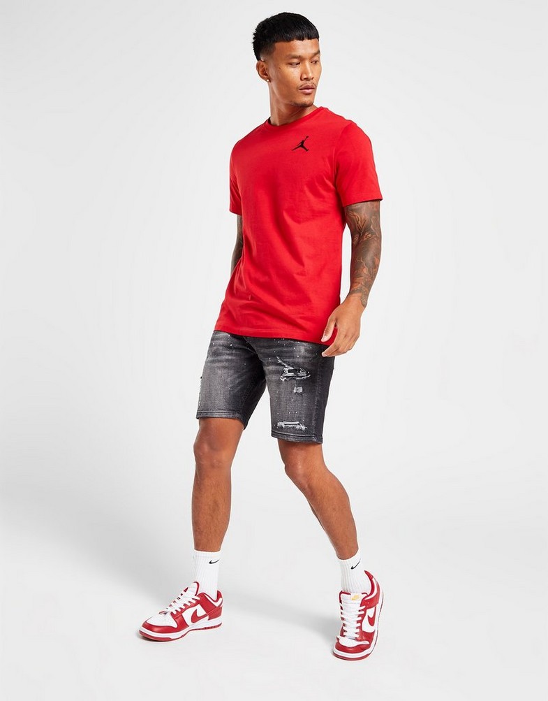 Krótkie spodenki, szorty męskie SUPPLY & DEMAND SZORTY NATIVE DENIM SH BLK SHORTS SUPTM16588 Czarny