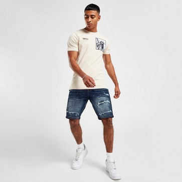 SUPPLY & DEMAND RÖVIDNADRÁG DAKOTA DENIM SH MID SHORTS