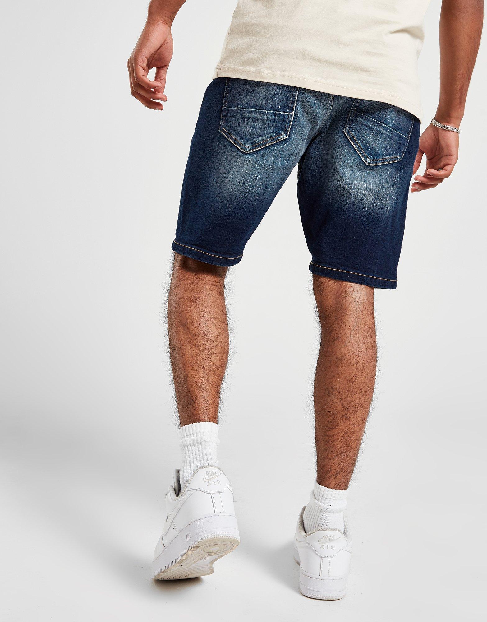 Pánské kraťasy SUPPLY & DEMAND ŠORTKY  DAKOTA DENIM SH MID SHORTS SUPTM16589 Modrá