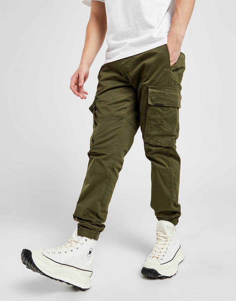 SUPPLY & DEMAND SPODNIE VETO CARGO GREEN SUPTM16597 Khaki