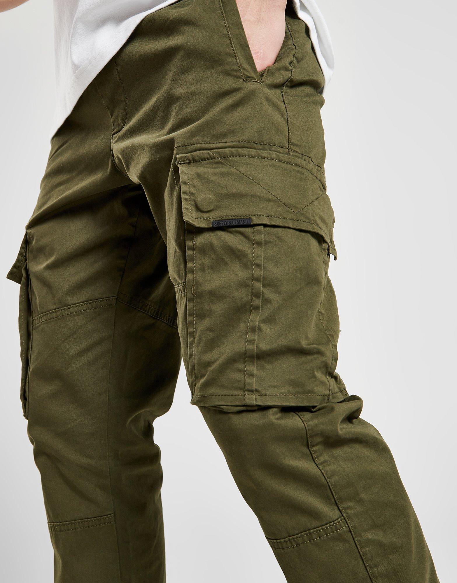 Мъжки панталони SUPPLY & DEMAND ПАНТАЛОНИ VETO CARGO GREEN SUPTM16597 Каки