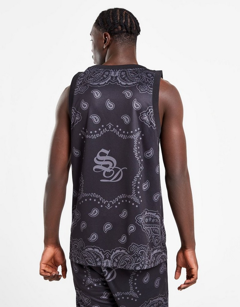Чоловічі майки SUPPLY & DEMAND БЕЗРУКАВКА NASH BB VEST BLK VESTS SUPTM16600 Чорний