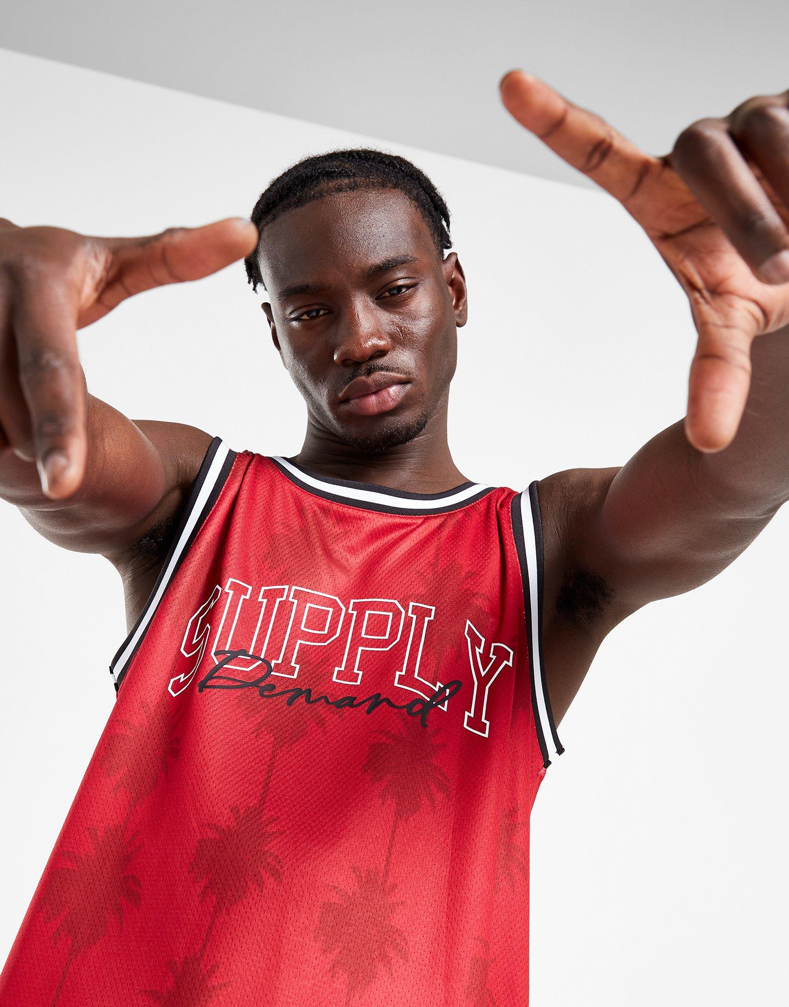 SUPPLY & DEMAND BEZRĘKAWNIK DURANT BB VEST RED VESTS SUPTM16599 Czerwony