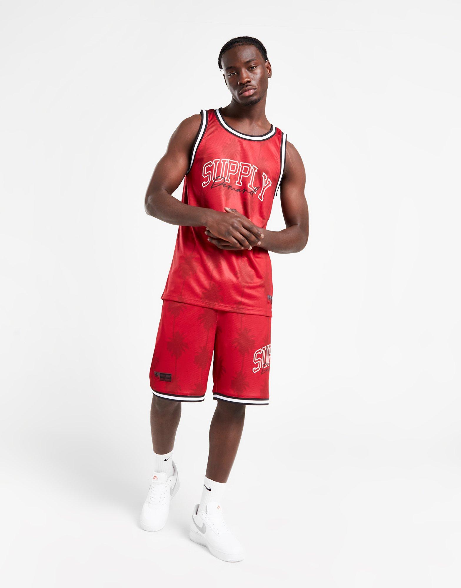 SUPPLY & DEMAND BEZRĘKAWNIK DURANT BB VEST RED VESTS SUPTM16599 Czerwony