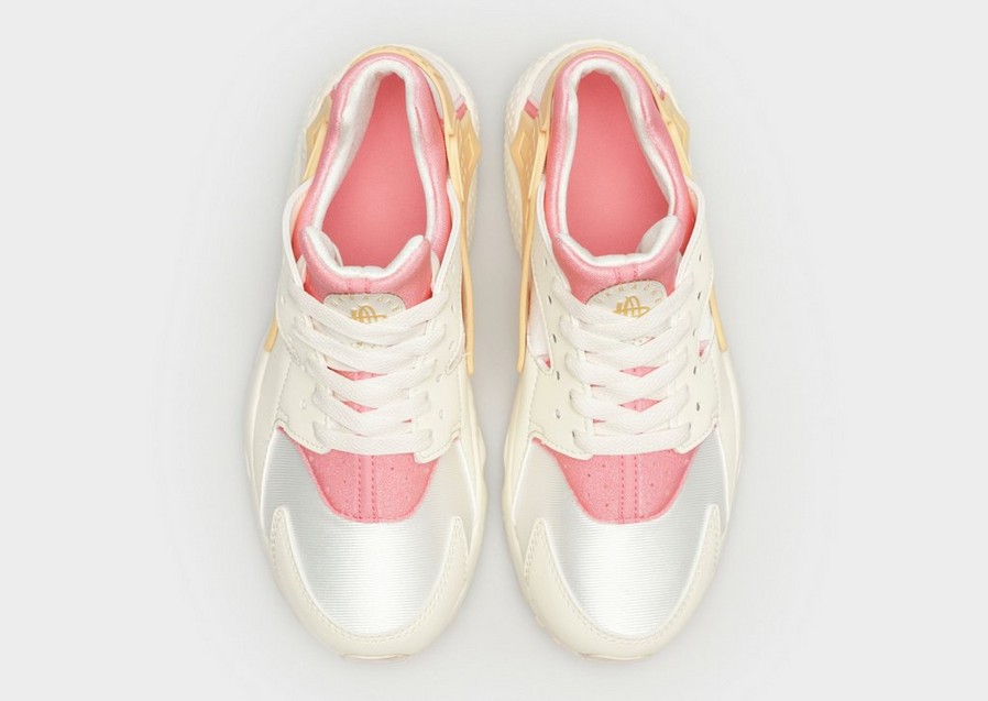 Buty sneakersy dla dzieci NIKE HUARACHE RUN 654275-118 Kremowy