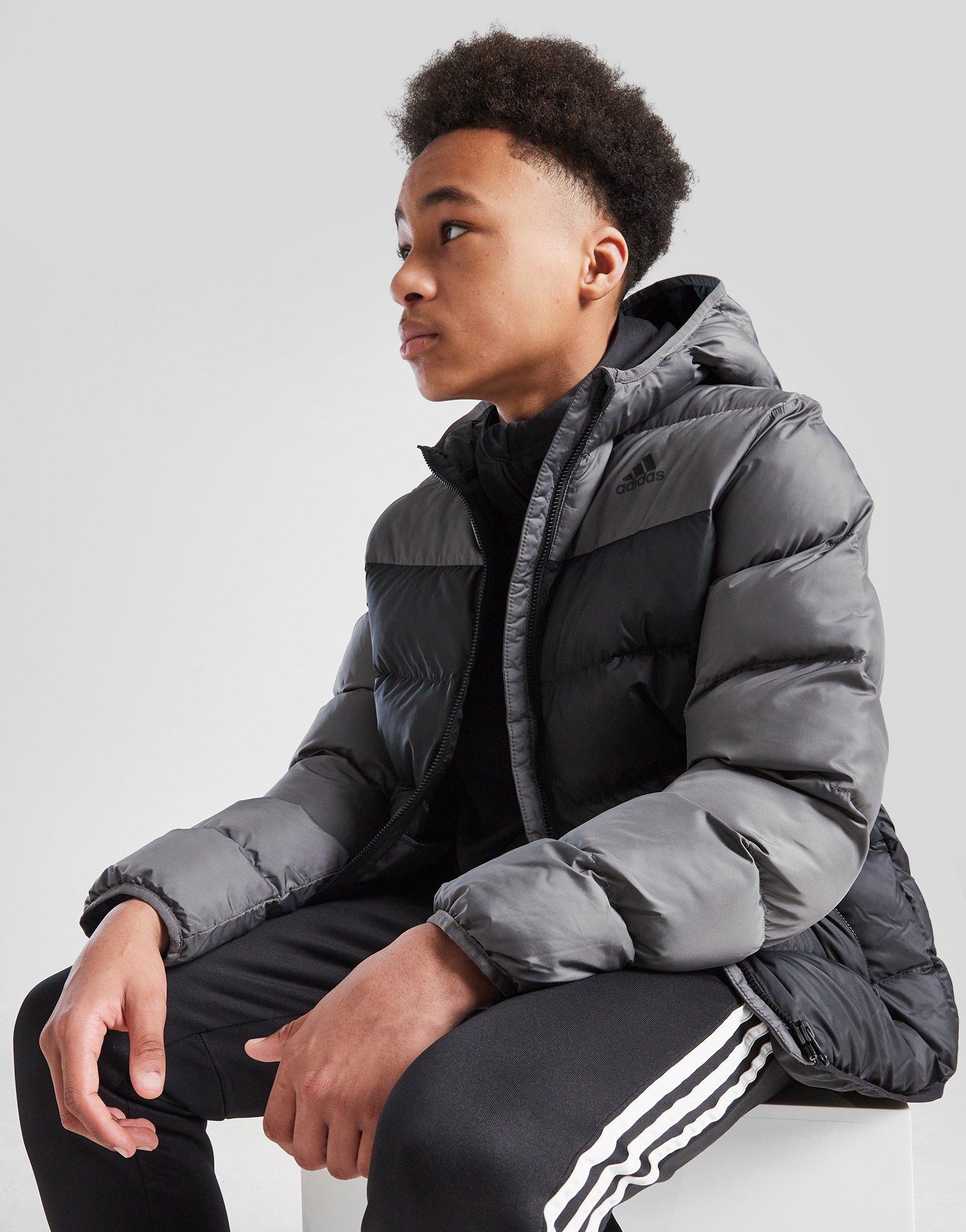 adidas Bunda Zimní C/b Padded Jkt Gry/blk B