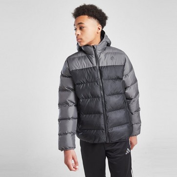 Vaikiška žieminė striukė ADIDAS STRIUKĖ  ŽIEMINĖ C/B PADDED JKT GRY/BLK B