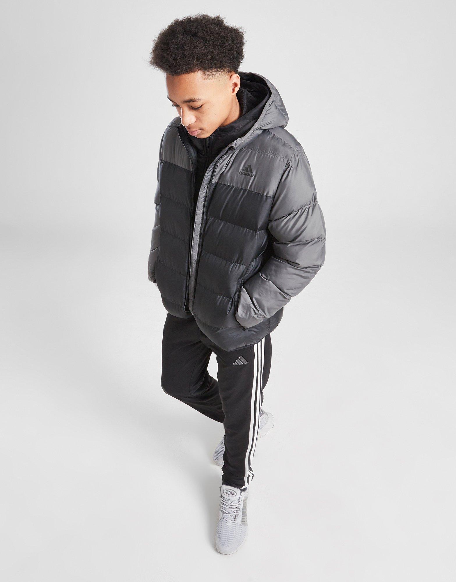 ADIDAS КУРТКА ЗИМОВА C/B PADDED JKT GRY/BLK B IP5657 Сірий