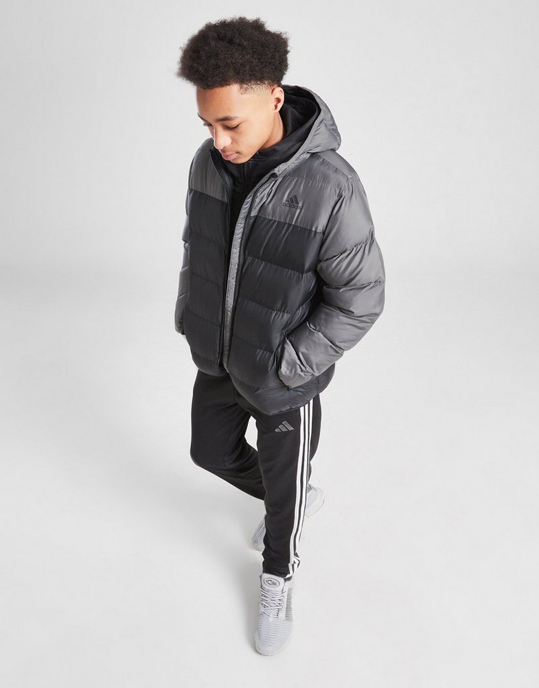 ADIDAS STRIUKĖ  ŽIEMINĖ C/B PADDED JKT GRY/BLK B IP5657 Pilka