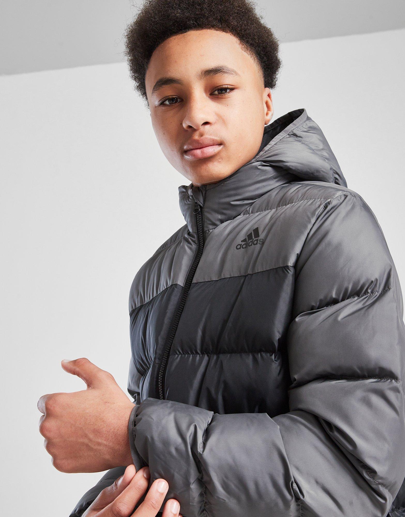 ADIDAS КУРТКА ЗИМОВА C/B PADDED JKT GRY/BLK B IP5657 Сірий