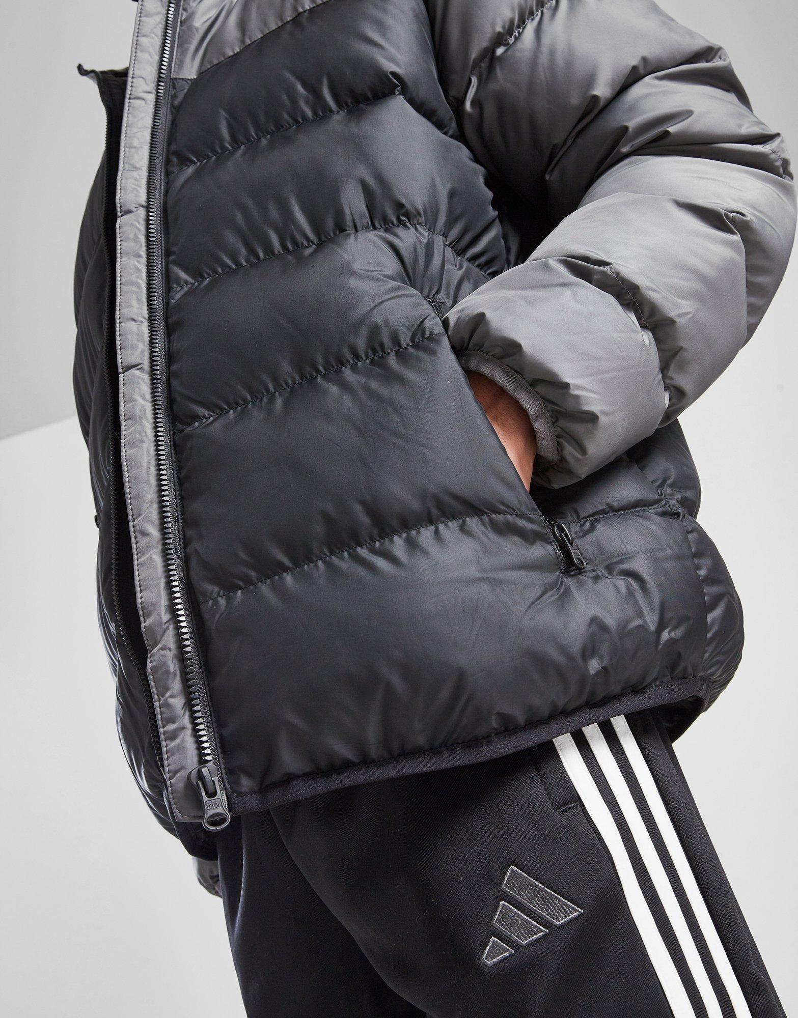 ADIDAS КУРТКА ЗИМОВА C/B PADDED JKT GRY/BLK B IP5657 Сірий