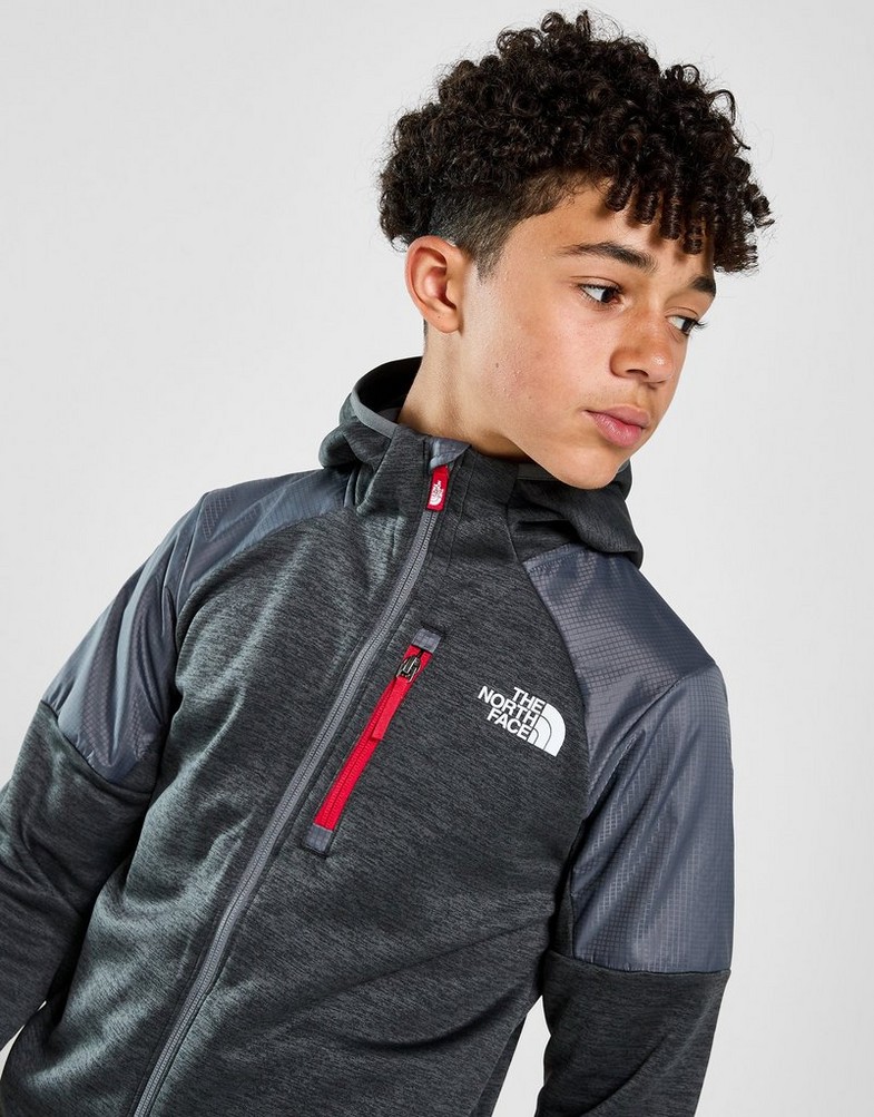 THE NORTH FACE BLUZA ROZPINANA Z KAPTUREM MITTELLE NF0A83H3JCR1 Szary