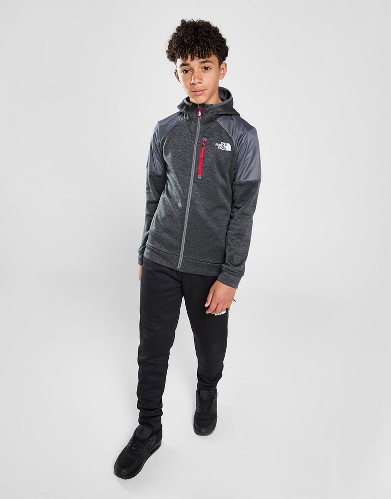 THE NORTH FACE BLUZA ROZPINANA Z KAPTUREM MITTELLE NF0A83H3JCR1 Szary
