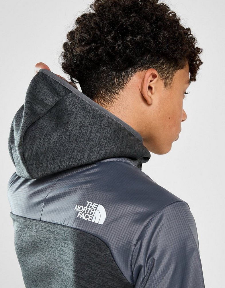 THE NORTH FACE BLUZA ROZPINANA Z KAPTUREM MITTELLE NF0A83H3JCR1 Szary
