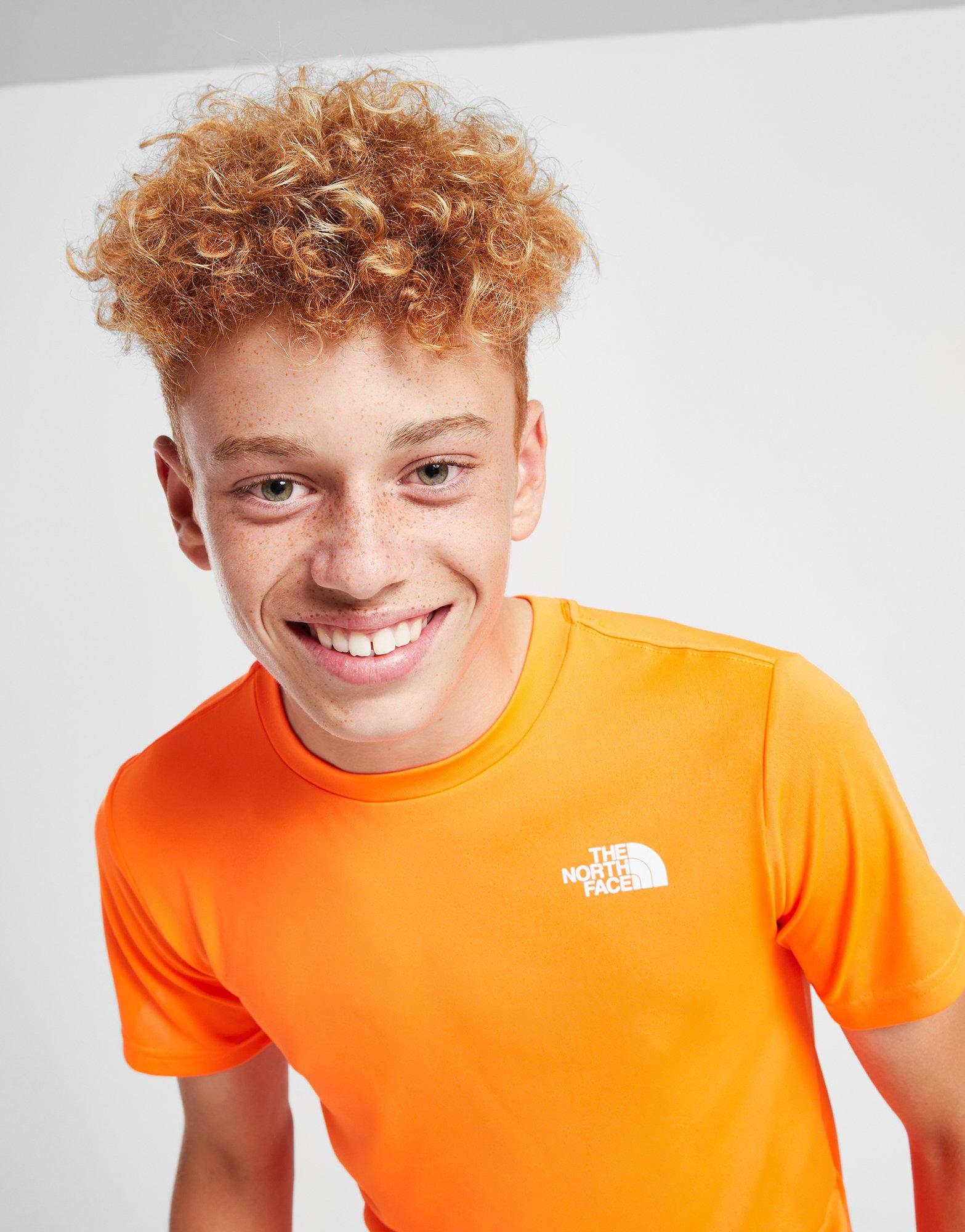 Gyerek póló THE NORTH FACE PÓLÓ REAXION T NF0A83HMBEH1 Narancssárga