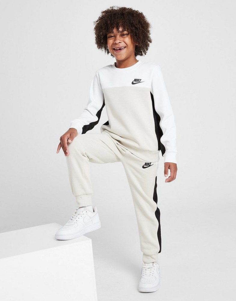 Дитячі спортивні костюми NIKE КОМПЛЕКТ CB WVN ST 86L355K40 Бежевий