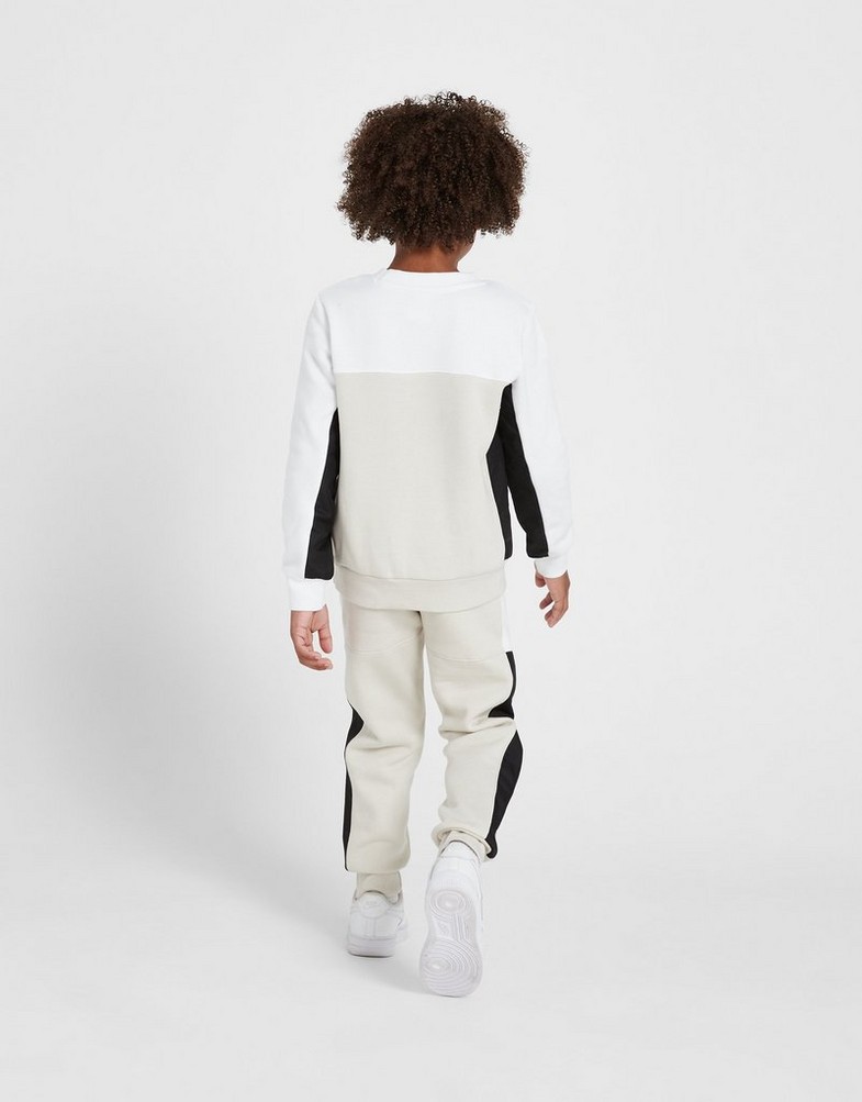 Дитячі спортивні костюми NIKE КОМПЛЕКТ CB WVN ST 86L355K40 Бежевий
