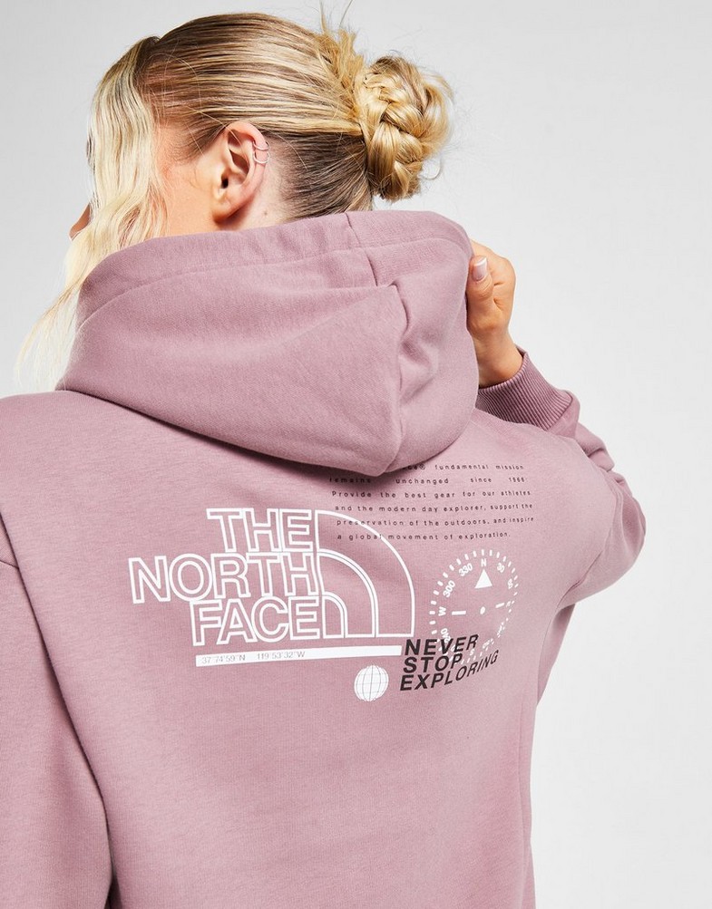 Dámska mikina THE NORTH FACE MIKINA S KAPUCŇOU COORD NF0A87N2I0V1 Ružová