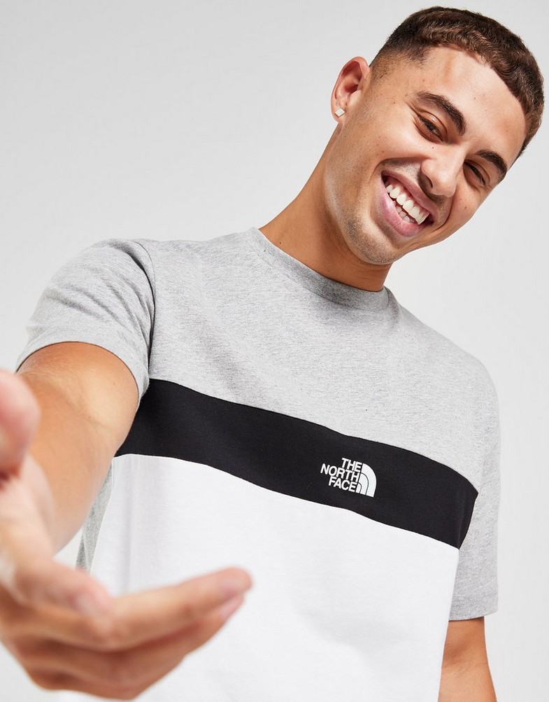 Koszulka, t-shirt męski THE NORTH FACE T-SHIRT NEW CB TEE GYM A87MR Biały