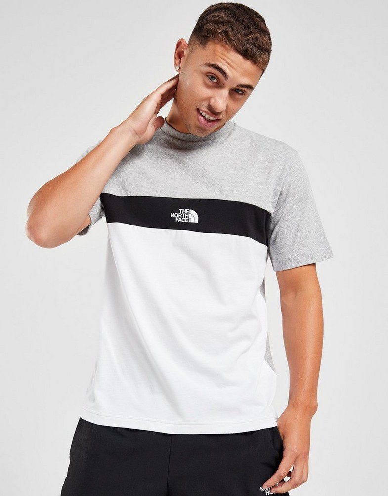 Koszulka, t-shirt męski THE NORTH FACE T-SHIRT NEW CB TEE GYM A87MR Biały