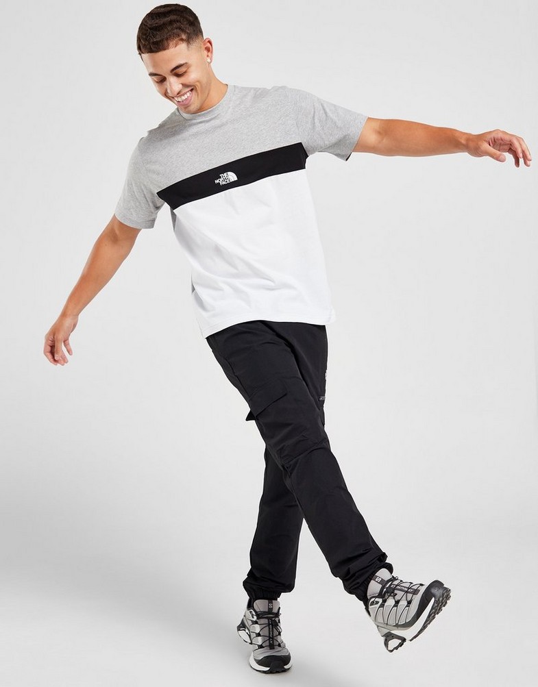 Koszulka, t-shirt męski THE NORTH FACE T-SHIRT NEW CB TEE GYM A87MR Biały
