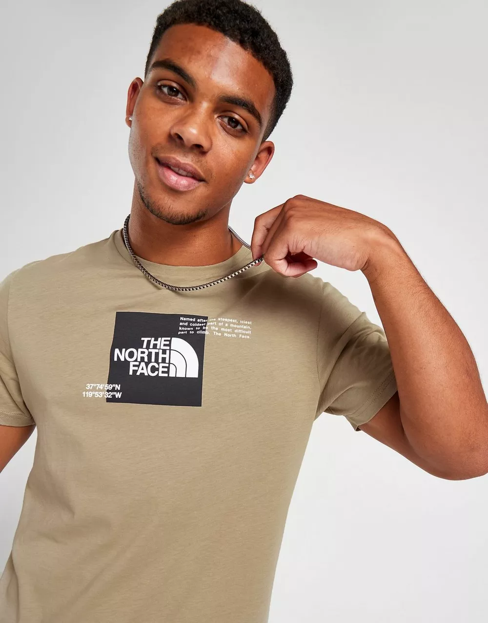 THE NORTH FACE ФУТБОЛКА BOX NOTES T FLAX, фото 1 з 6