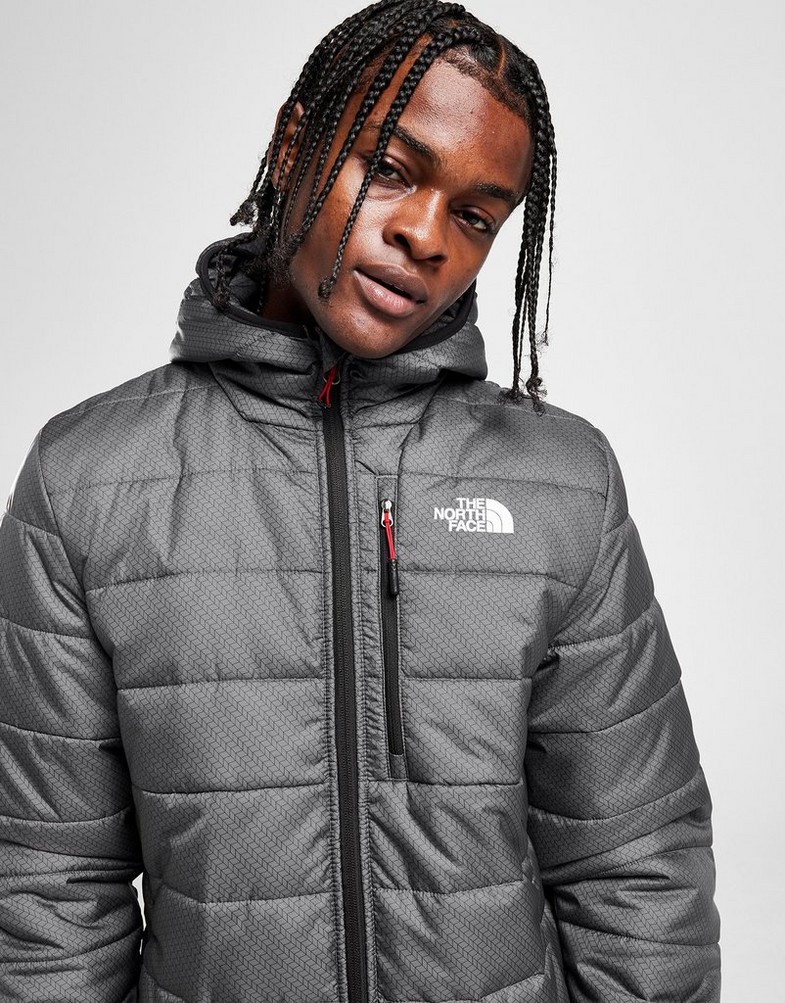 THE NORTH FACE КУРТКА ЗИМОВА LUNGERN PAD JKT AOP NF0A86MYOLO1 Сірий