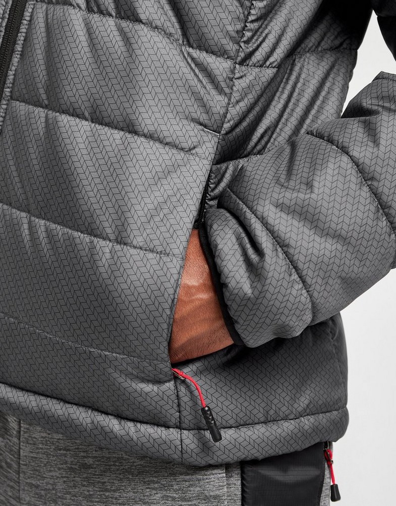 THE NORTH FACE КУРТКА ЗИМОВА LUNGERN PAD JKT AOP NF0A86MYOLO1 Сірий