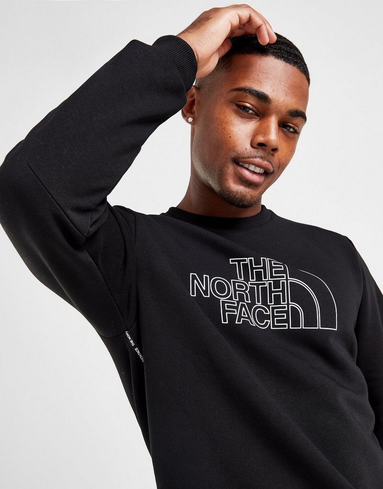 Bluza męska THE NORTH FACE BLUZA TAPE CREW SWEAT A857A Czarny