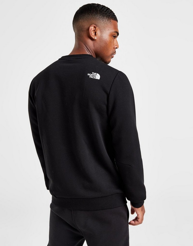 Bluza męska THE NORTH FACE BLUZA TAPE CREW SWEAT A857A Czarny