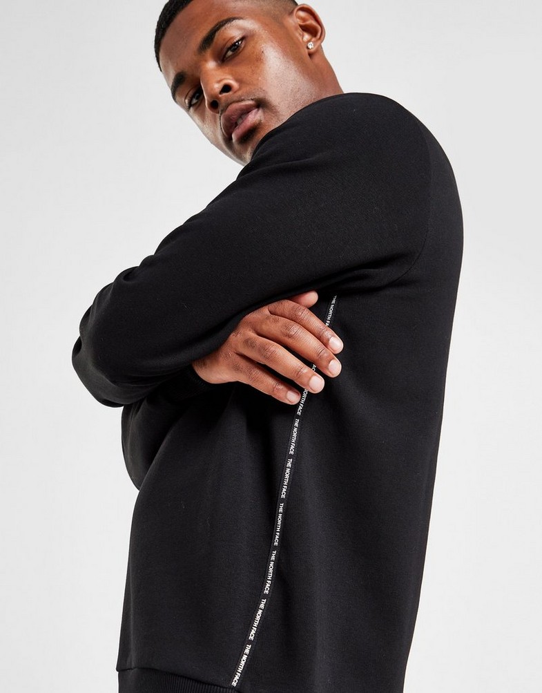 Bluza męska THE NORTH FACE BLUZA TAPE CREW SWEAT A857A Czarny