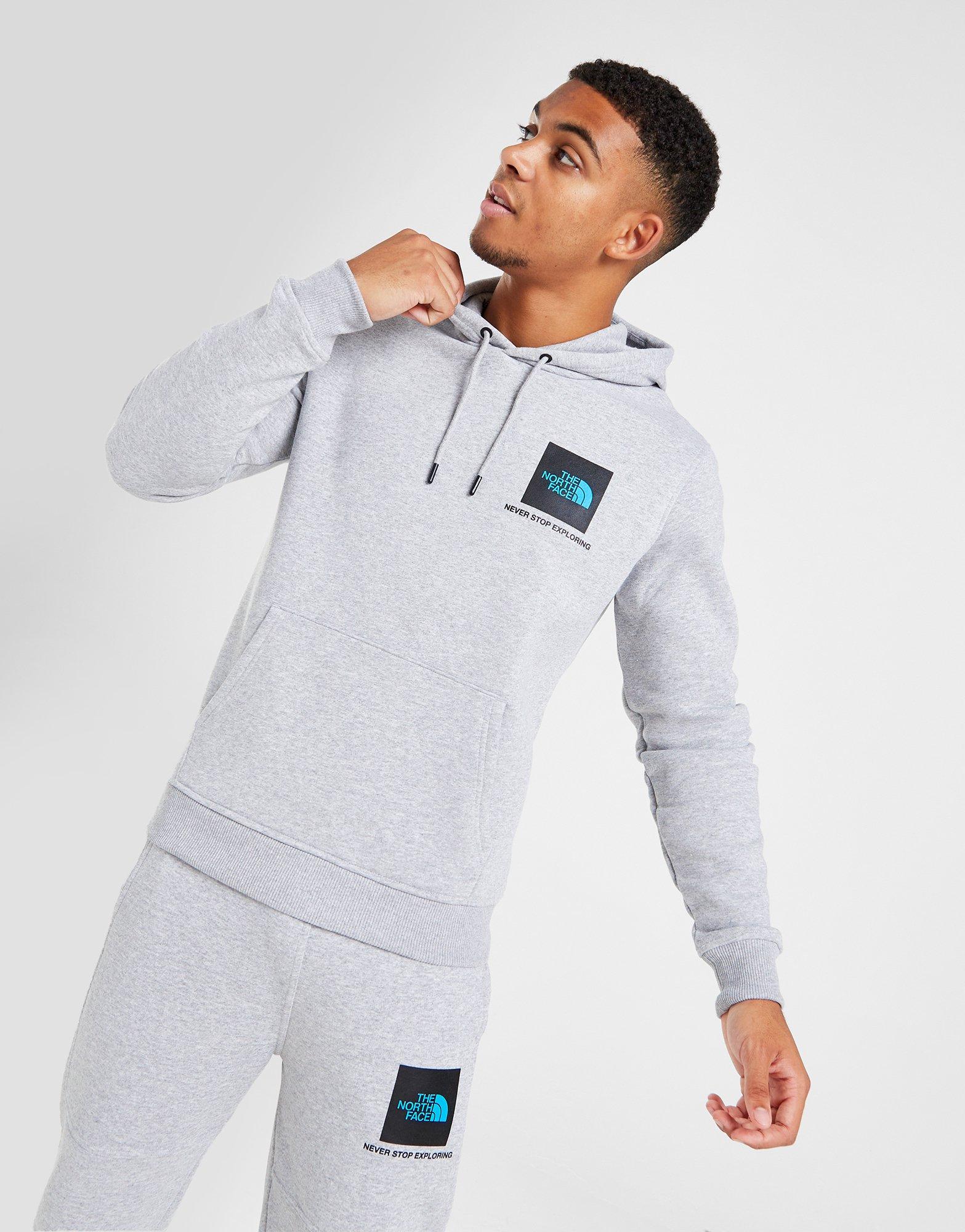 Bluza męska THE NORTH FACE BLUZA Z KAPTUREM FINE BOX HD GYM HOOD2 Szary