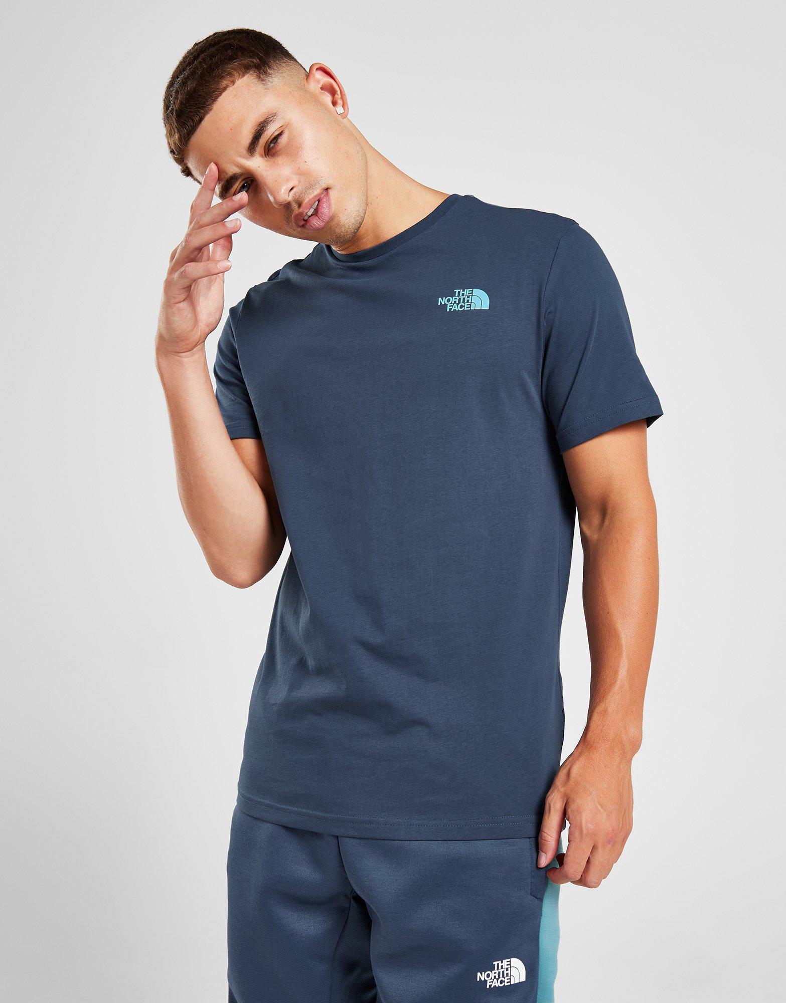 Pánske tričko THE NORTH FACE TRIČKO MOUNT SHADES T TEE4 Tmavomodrá