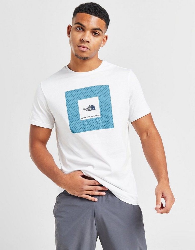 Koszulka, t-shirt męski THE NORTH FACE T-SHIRT FRONT INFIL T TEE5 Biały