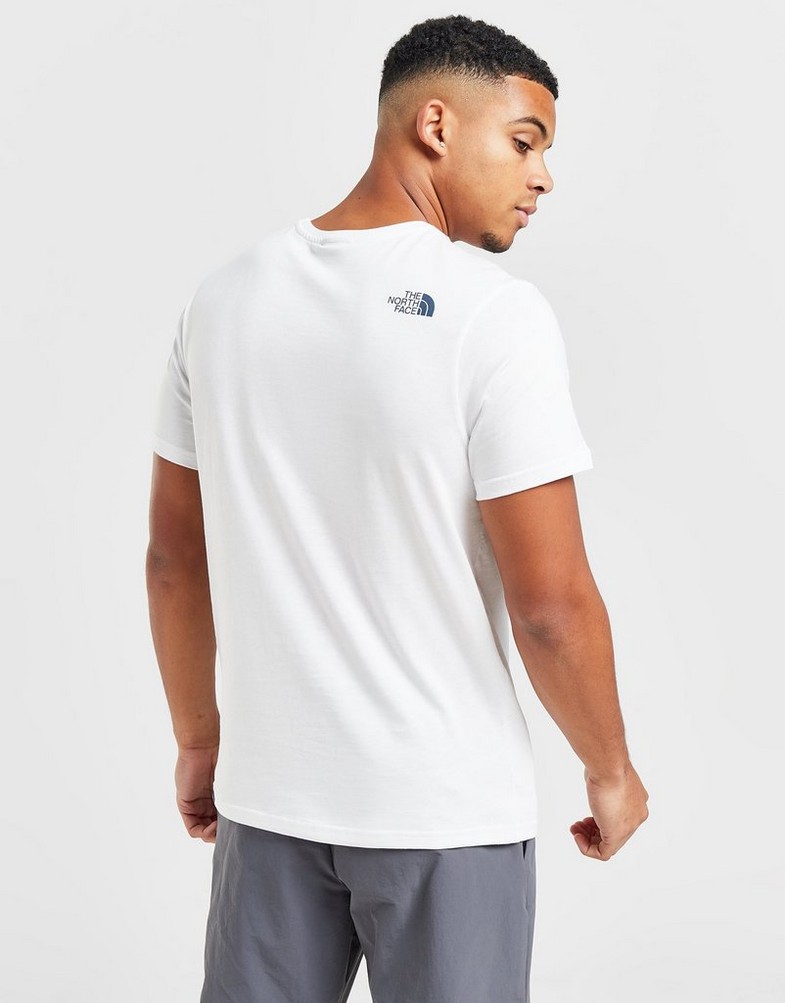 Koszulka, t-shirt męski THE NORTH FACE T-SHIRT FRONT INFIL T TEE5 Biały