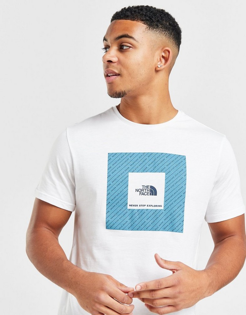 Koszulka, t-shirt męski THE NORTH FACE T-SHIRT FRONT INFIL T TEE5 Biały