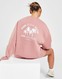 PINK SODA PULÓVER PARADISE CREW ROSE
