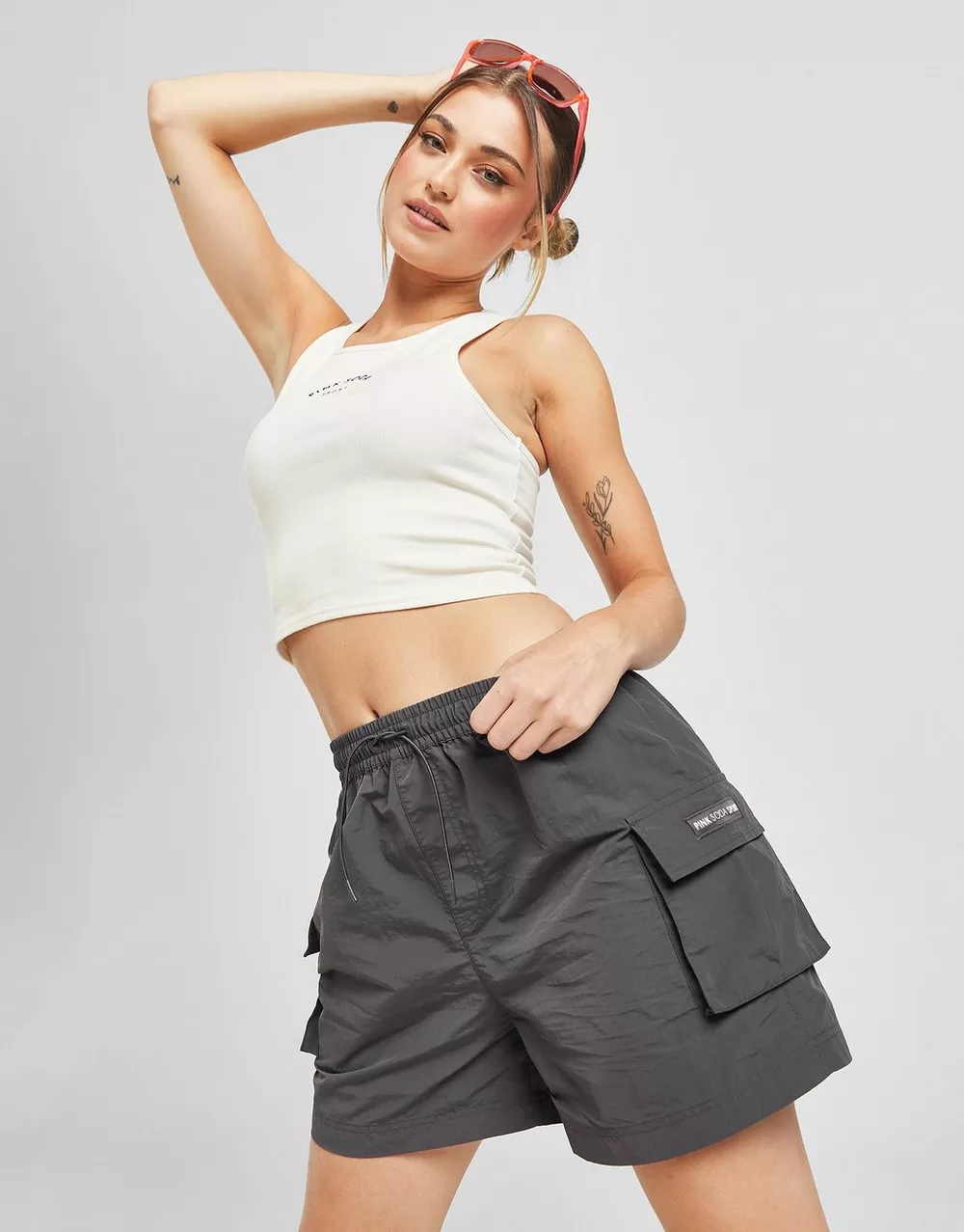 PINK SODA ШОРТИ ROX CARGO SH IRON, фото 1 з 5