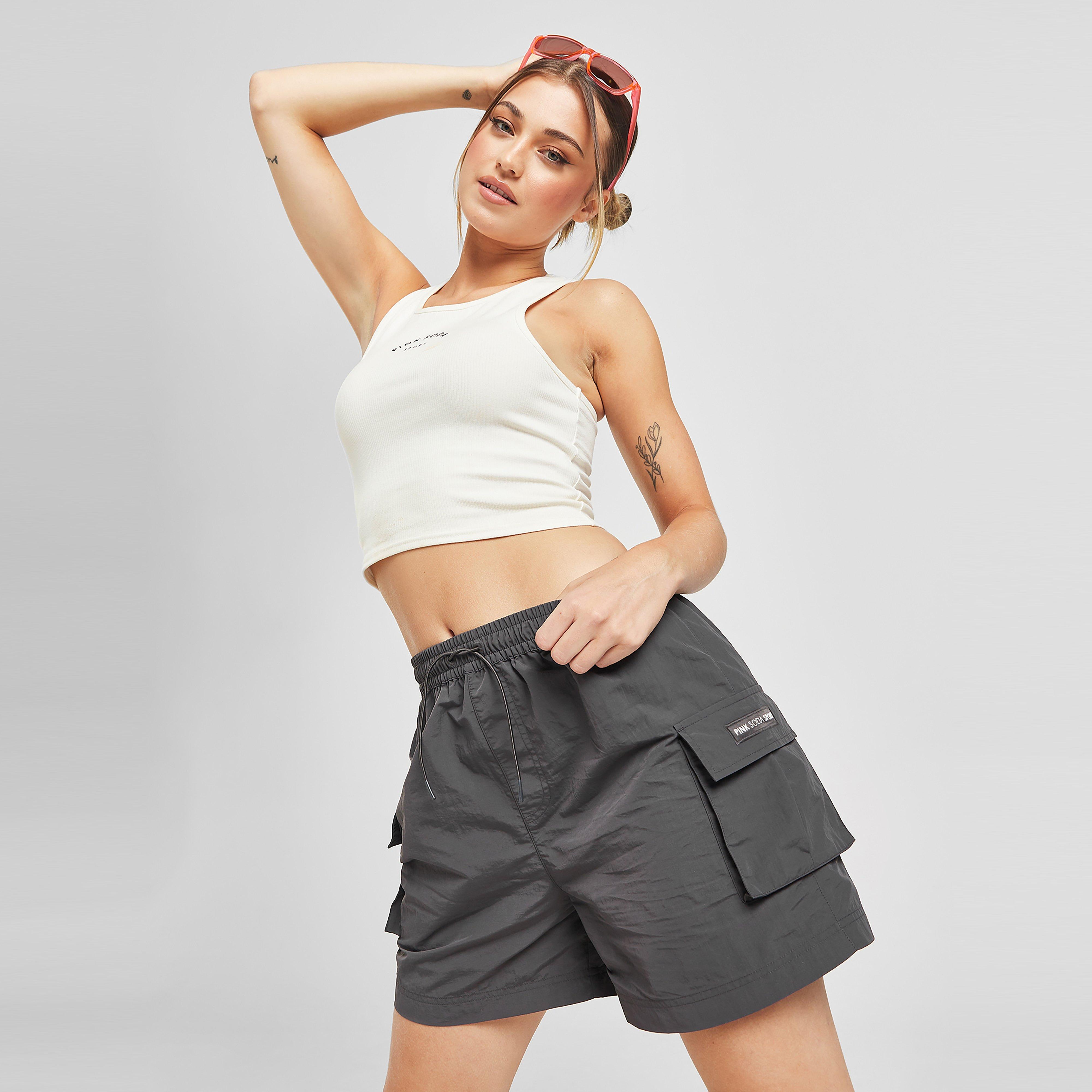 Női rövidnadrág PINK SODA RÖVIDNADRÁG ROX CARGO SH IRON