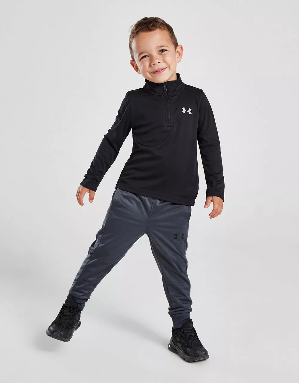 Under Armour UA CENTRIC BRAN 1/4 ZIP ST BLK/GRY, фото 1 з 5