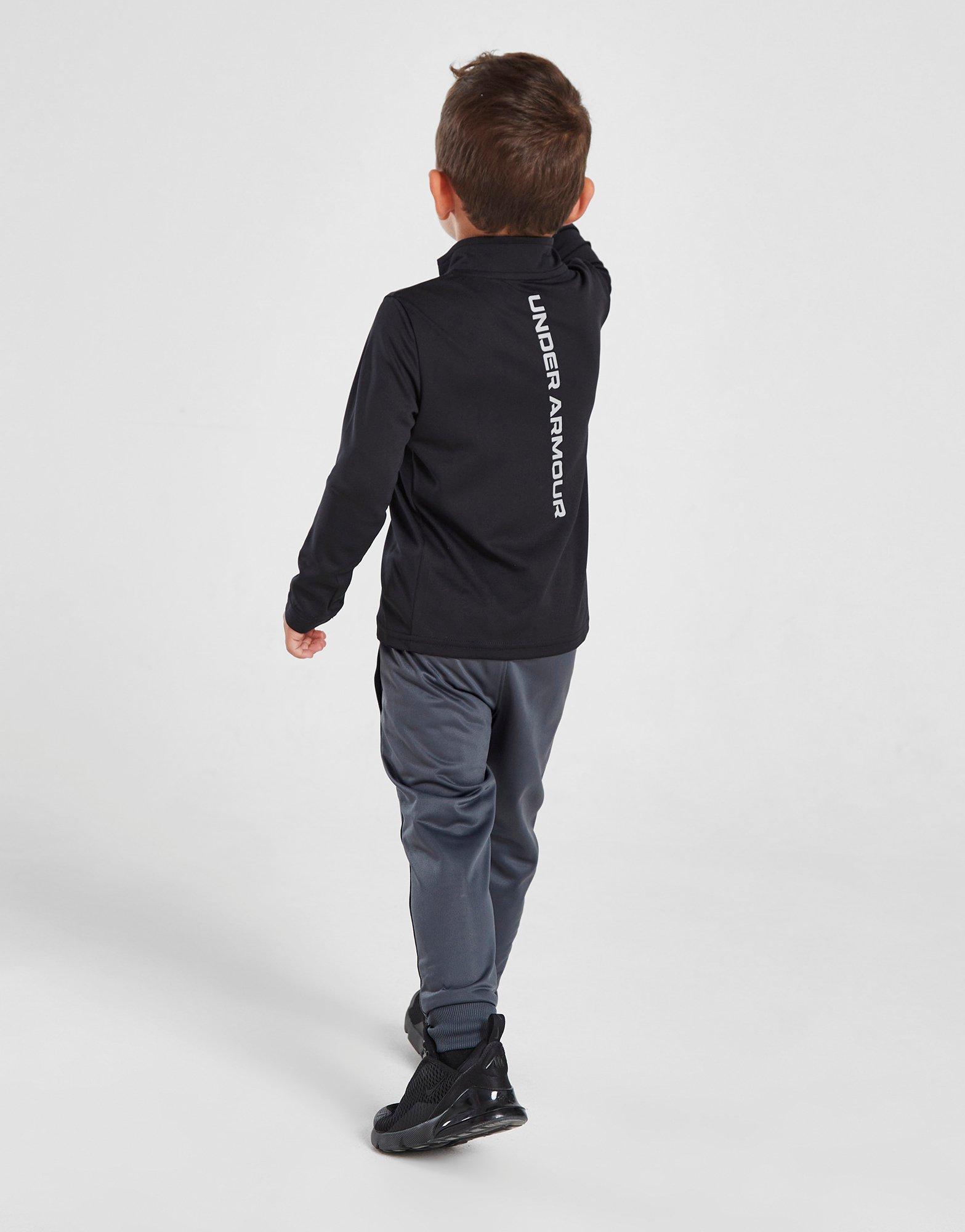 Детски анцуг UA CENTRIC BRAN 1/4 ZIP ST BLK/GRY 25UAFGI85D-001 Черен