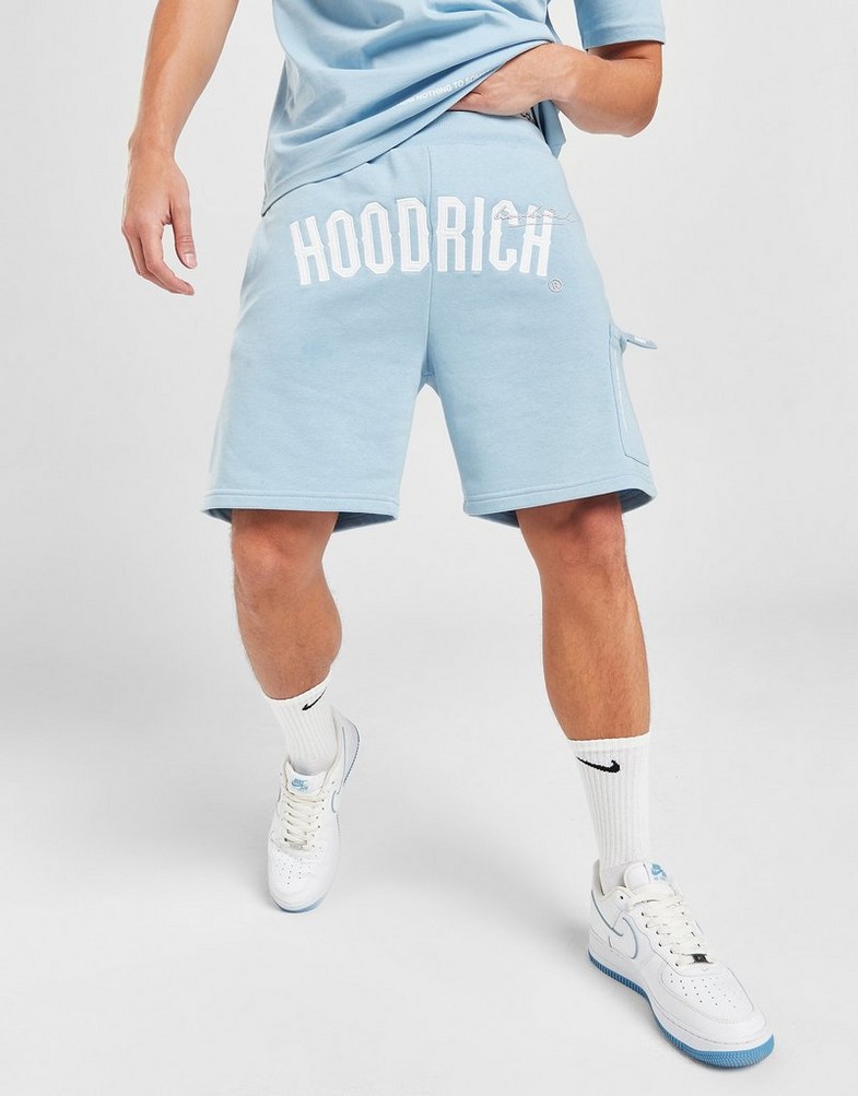 Krótkie spodenki, szorty męskie HOODRICH SZORTY HEAT SHRT SKY HR - 0223 - 0928 Niebieski