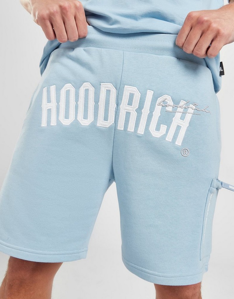 Krótkie spodenki, szorty męskie HOODRICH SZORTY HEAT SHRT SKY HR - 0223 - 0928 Niebieski