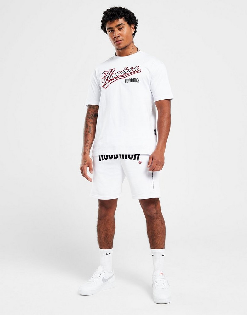 Koszulka, t-shirt męski HOODRICH T-SHIRT STADIUM TEE WHT/RED HR - 0223 - 0456 Biały