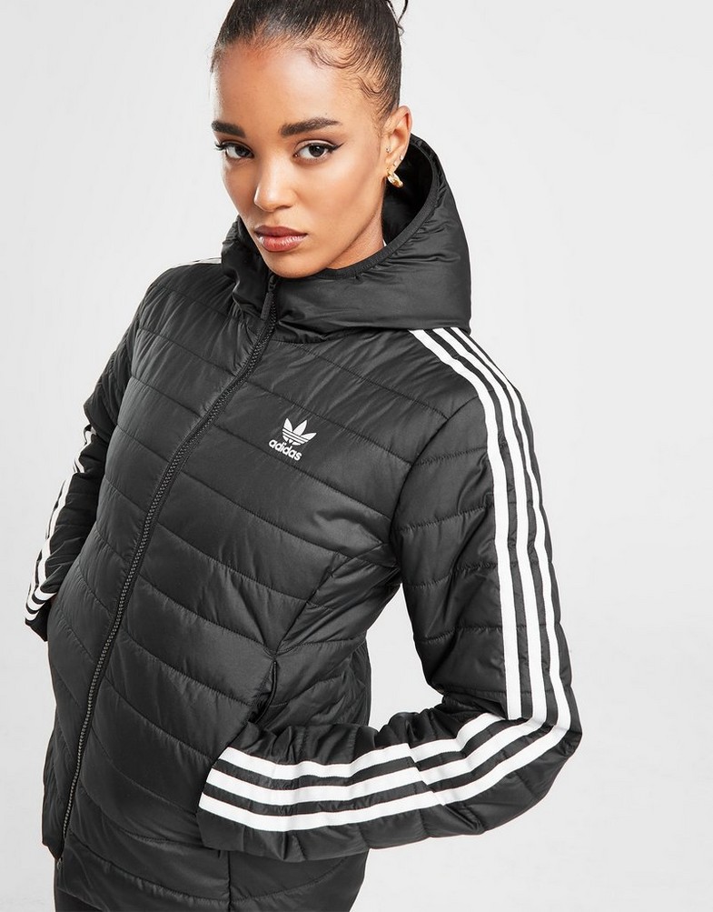 Dámska bunda ADIDAS BUNDA ZIMNÍ ADICOLOR SLIM II8464 Černá