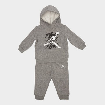 Komplet dresowy dziecięcy JORDAN KOMPLET JDB JM FLIGHT SPRAY PO HOODIE